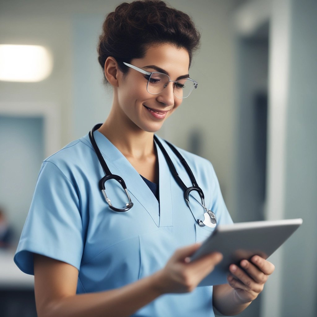 A professional instructor explaining ocular anesthesia techniques during an online course session.