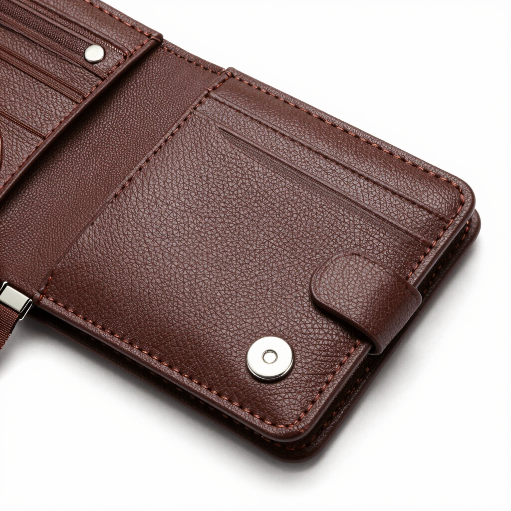 black leather wallet