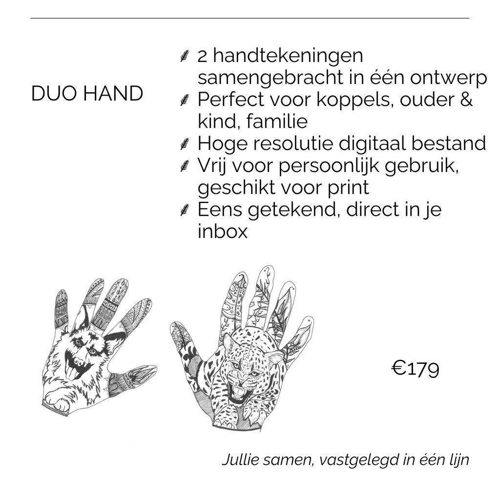 stap 1 kies welke samenstelling - duo hand