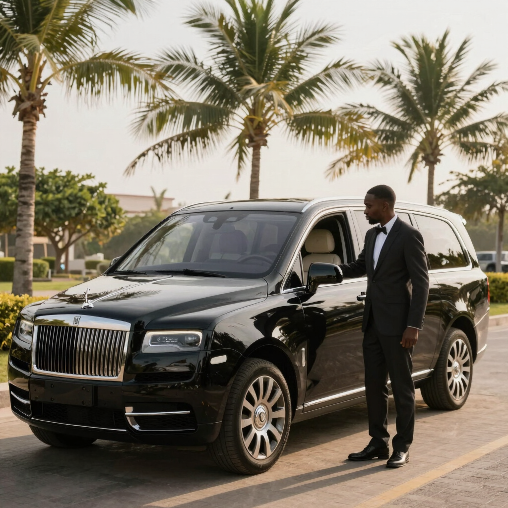 Elegant interior of a luxury residence showcasing refined décor and warm lighting.