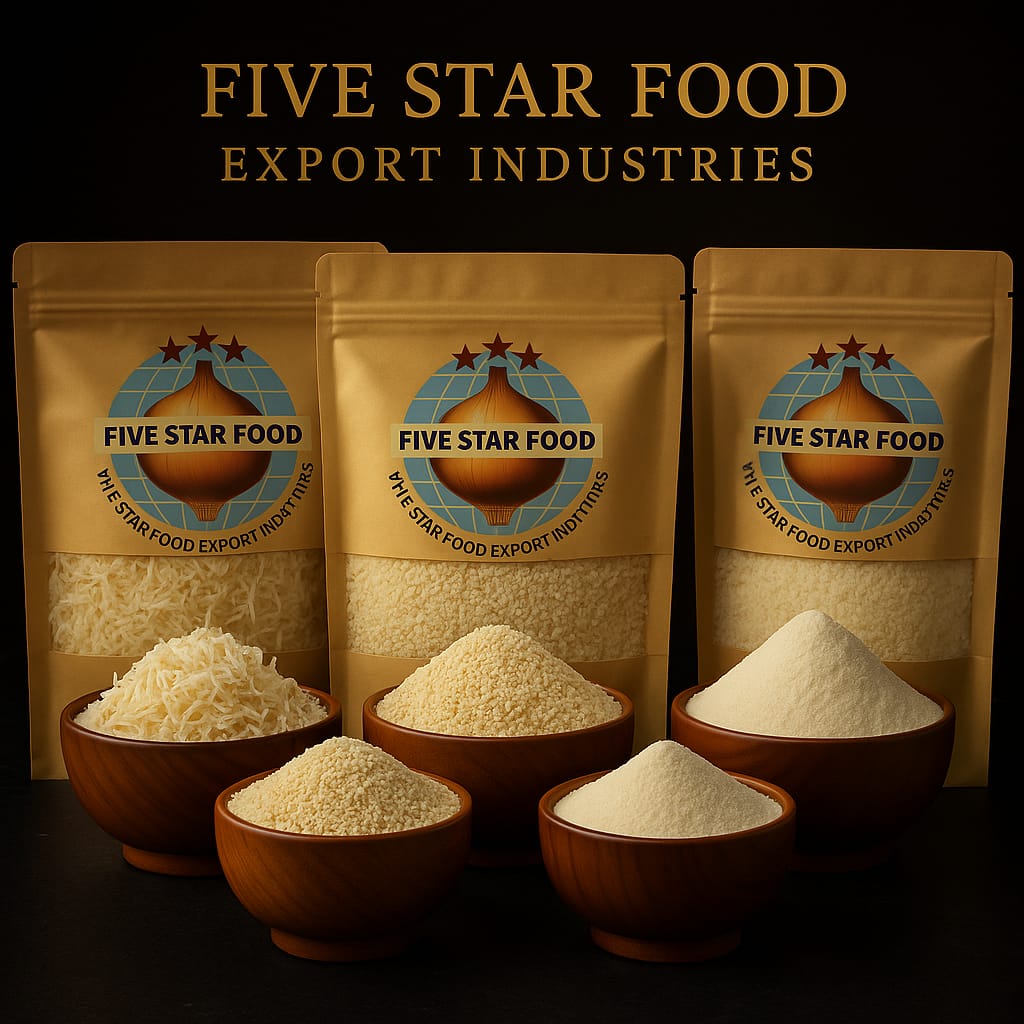 custom dehydrated onion and garlic products exporter