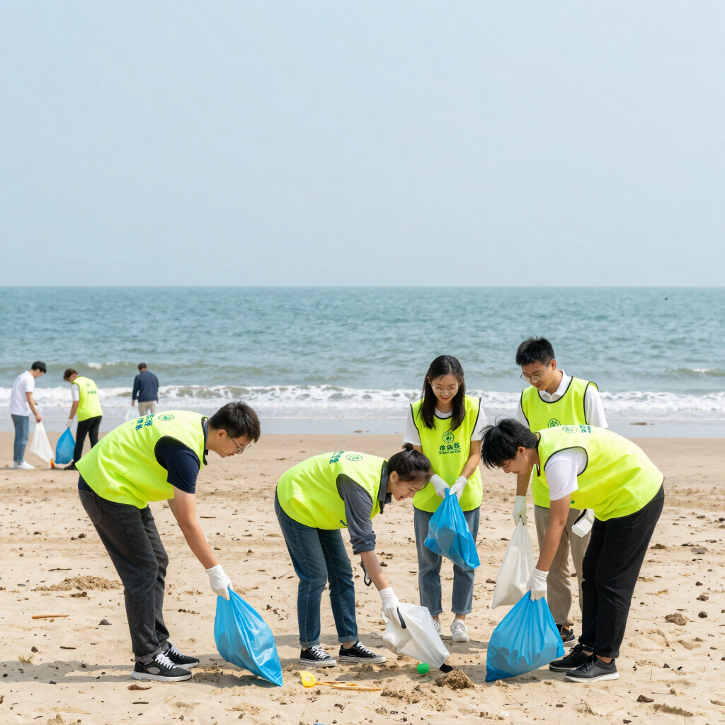 A diverse group of young people collaborating in a community workshop outdoors.
