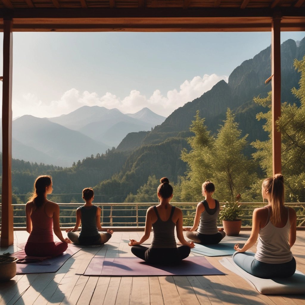 A cozy workspace with a laptop and notes about minimalism and investment.