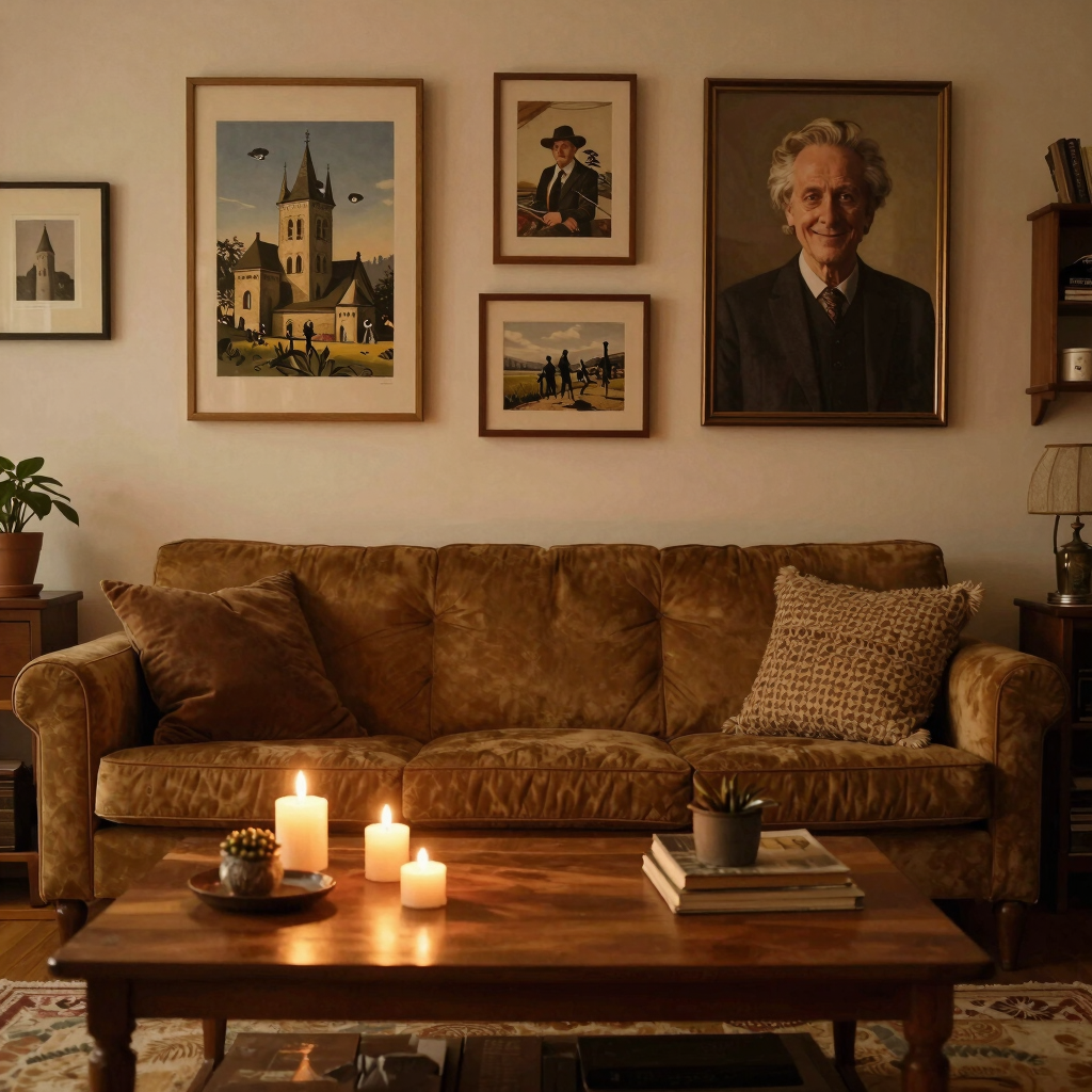 A friendly energy consultant discussing home insulation options with a homeowner in a cozy living room.