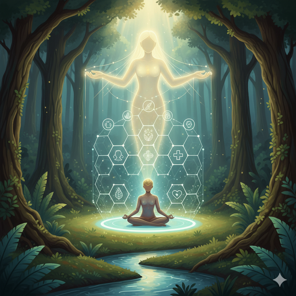 Anamnese e triagem de segurança para participação em rituais de Ayahuasca.