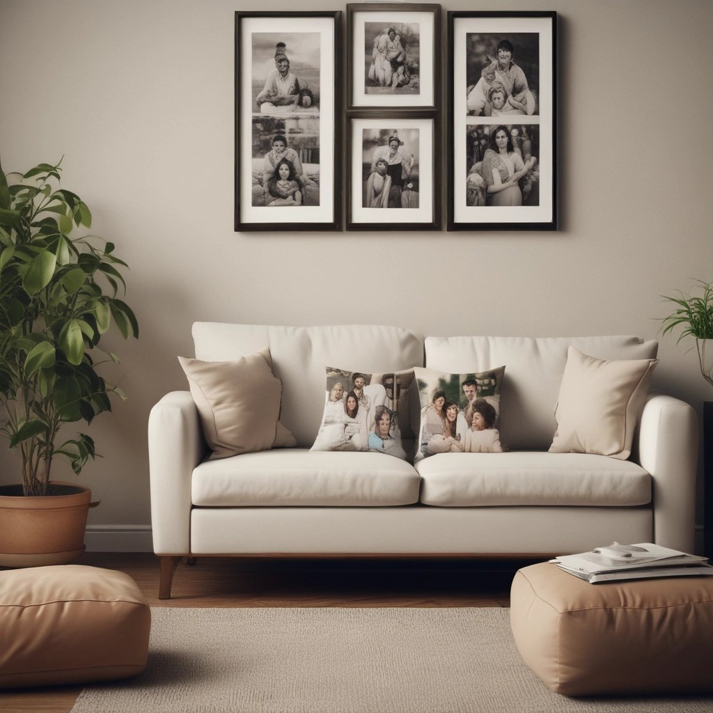 A vibrant collage showing personalized gifts, fashion items, and home decor from the online store.