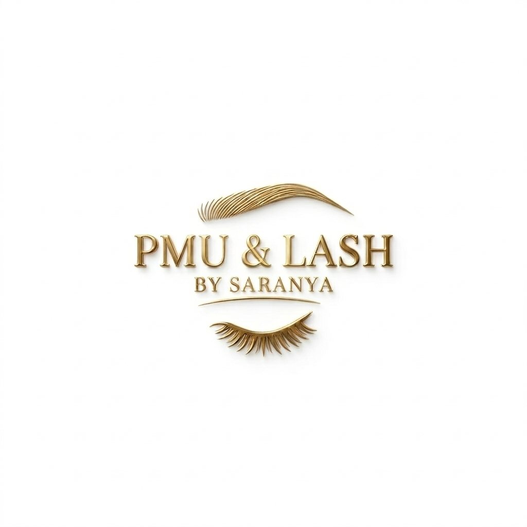 Logo PMU & Lash by Saranya - High-end PMU en Wimperstyling.
