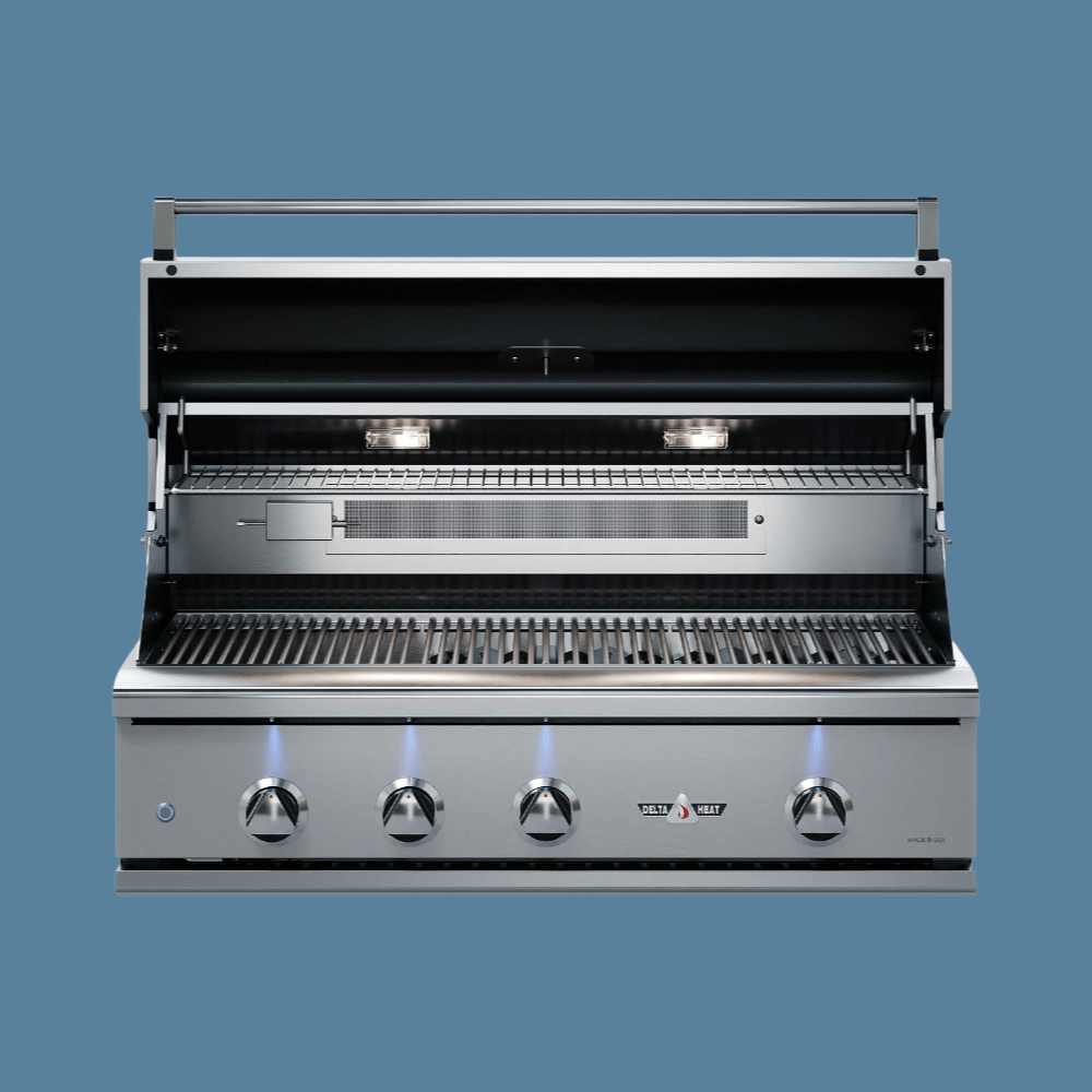 a premium stainless steel grill
