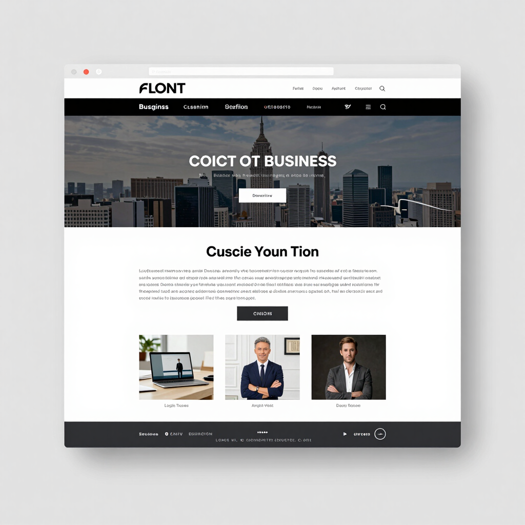 Screenshot of a creative agency site with bold colors and portfolio highlights.