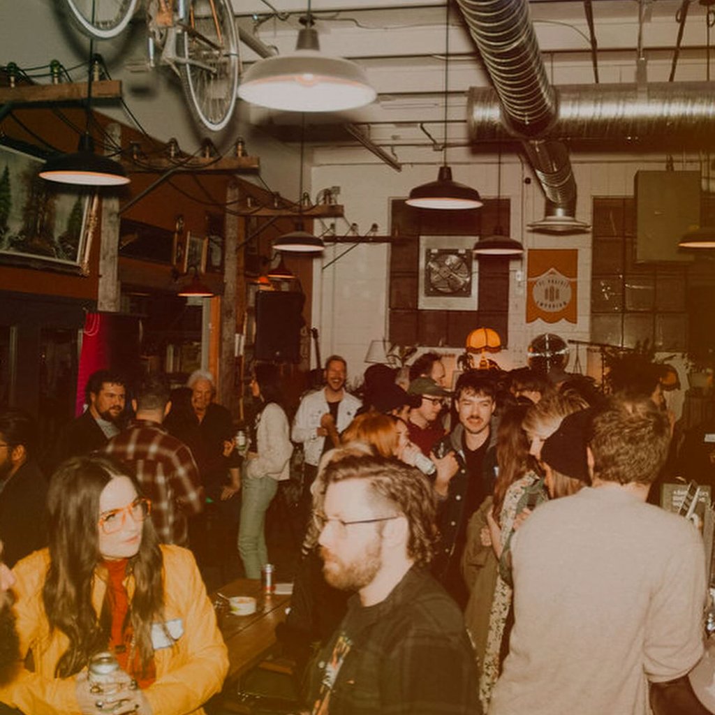 People attending an event at The Prairie Emporium event space in Calgary