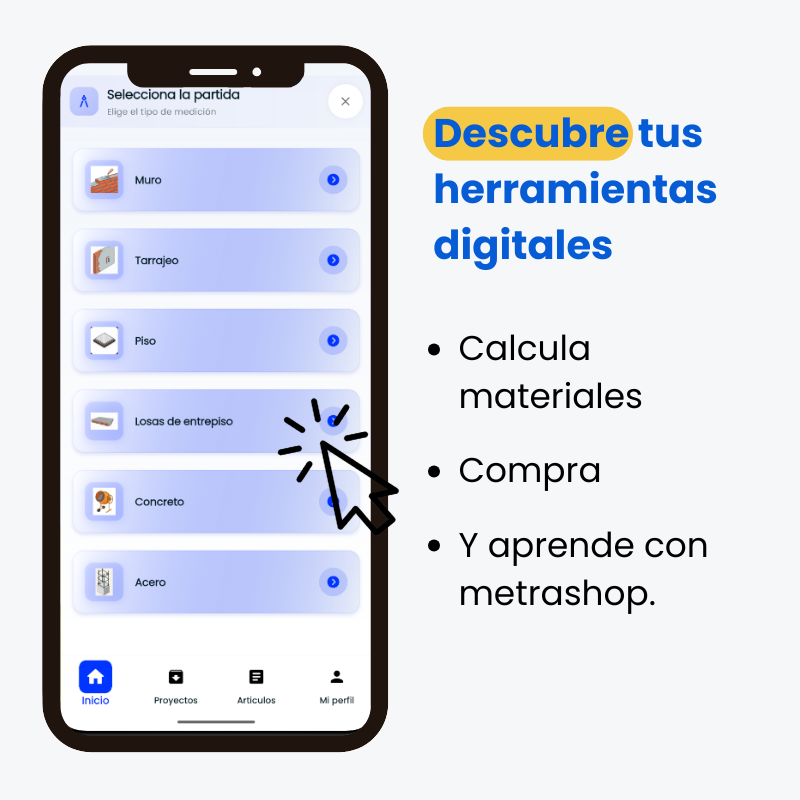 calculadora de materiales de construcción, calcula tus materiales gratis, calculo, compra y cursos.