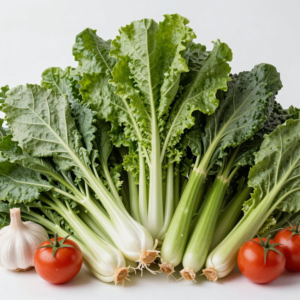 Close-up of vibrant organic vegetables arranged on a rustic wooden table.