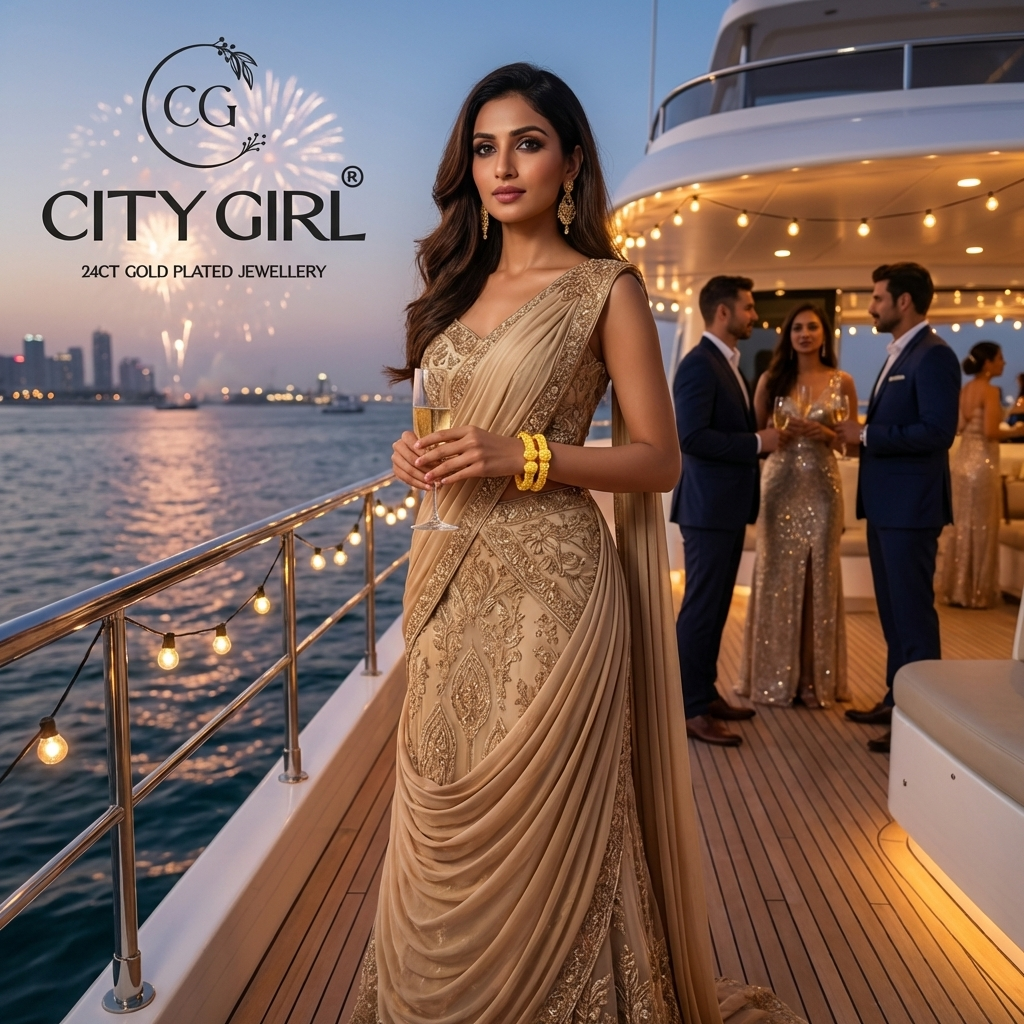 Affordable 18K gold plated bangles— bridal party, daily wear by City Girl Jewellery