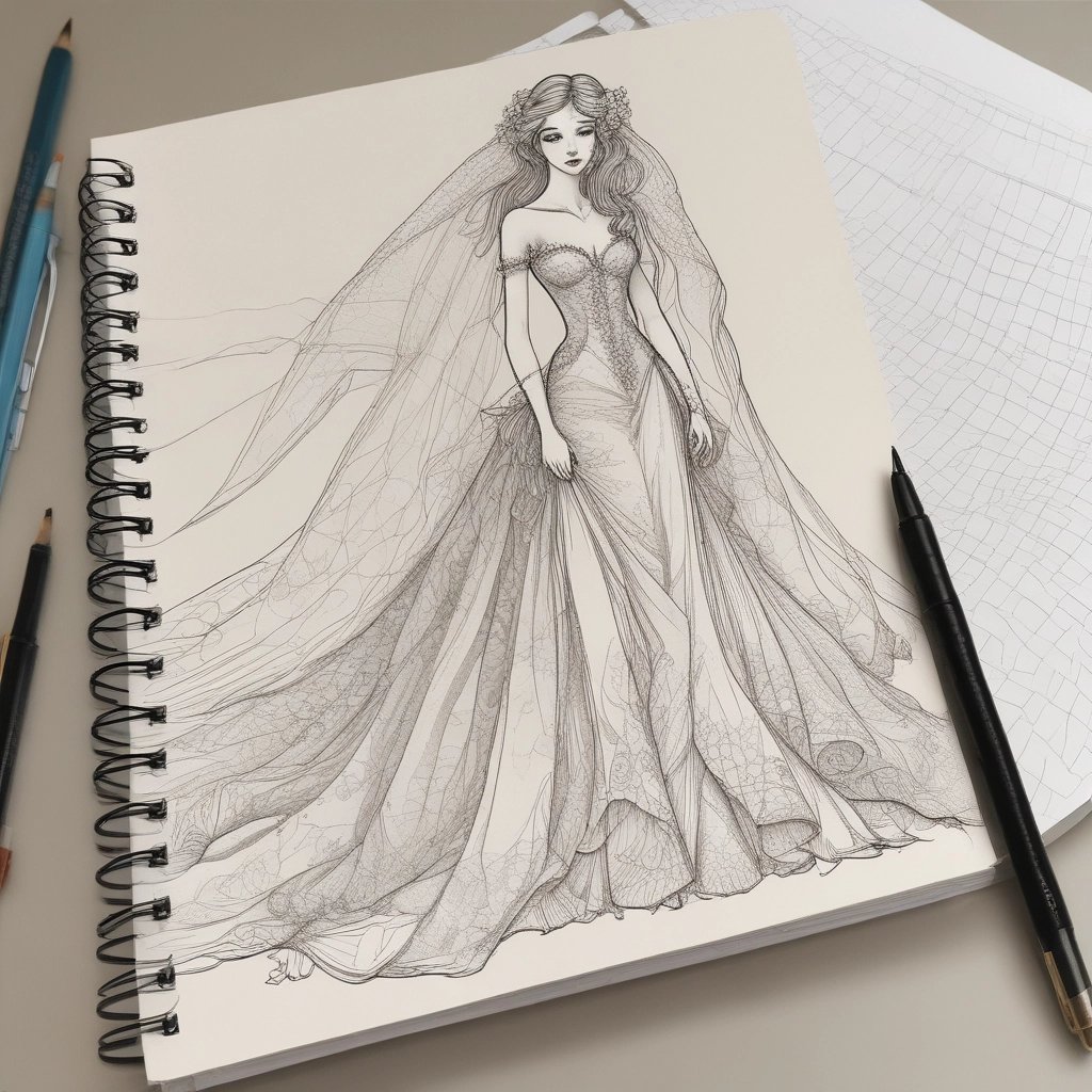 Chic evening dress displayed on a vintage mannequin with warm lighting.