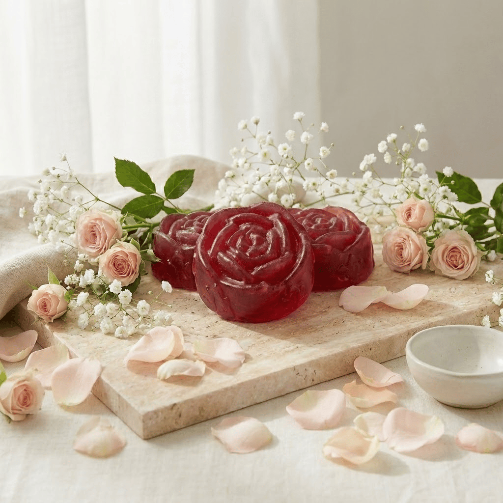 Handmade Floral Soap Collection by Plantika