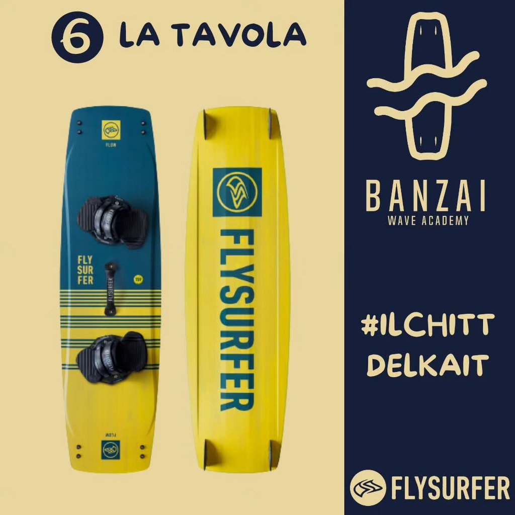 tavola da kitesurf in entrambe le facciate e completa di tutto pinnette pad e maniglia