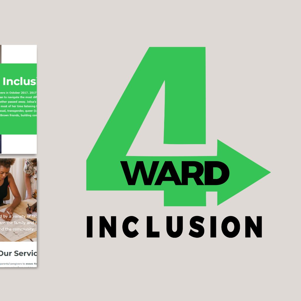 4ward inclusion responsive mobile mock for website mobile design service.