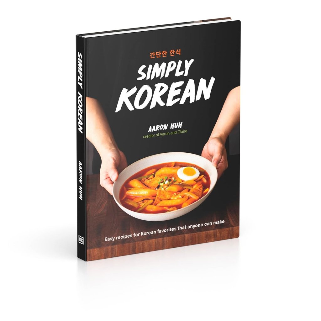 Simply Korean cookbook (8.25 x 0.89 x 10.31 inches, 256 pages) with easy recipes  Korean dishes