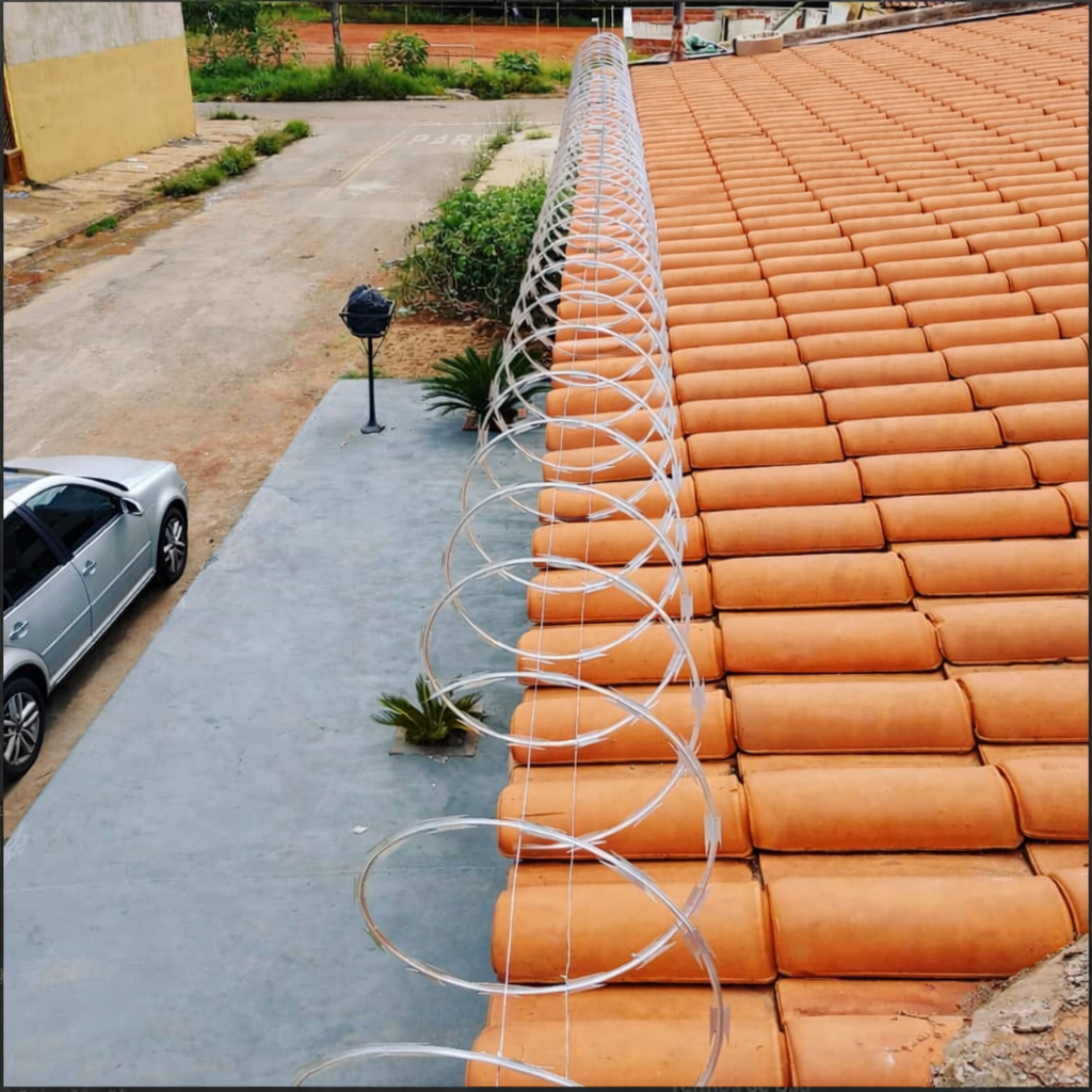 instalação de concertina dupla