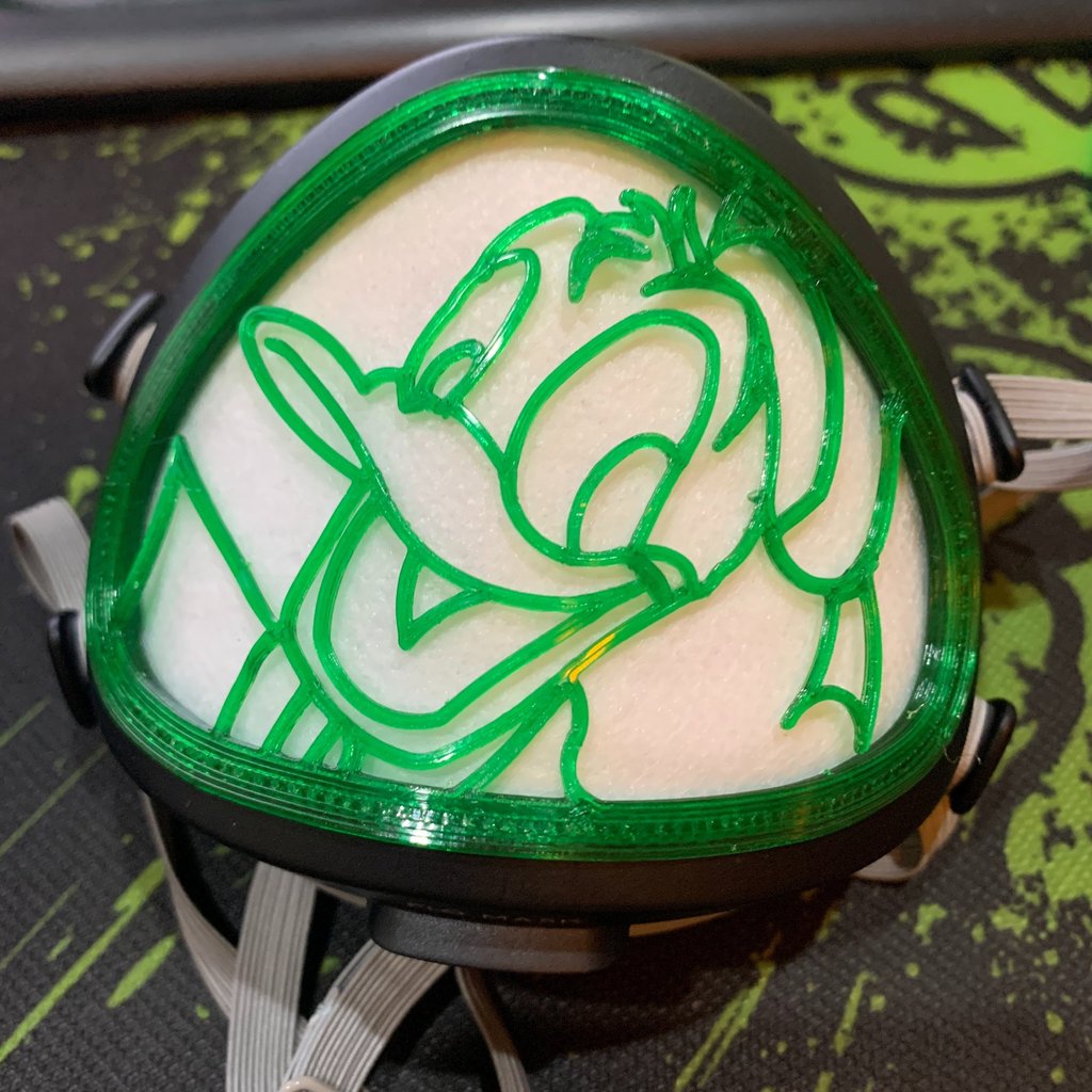 flo-64: Flomask with Donald Duck decoration