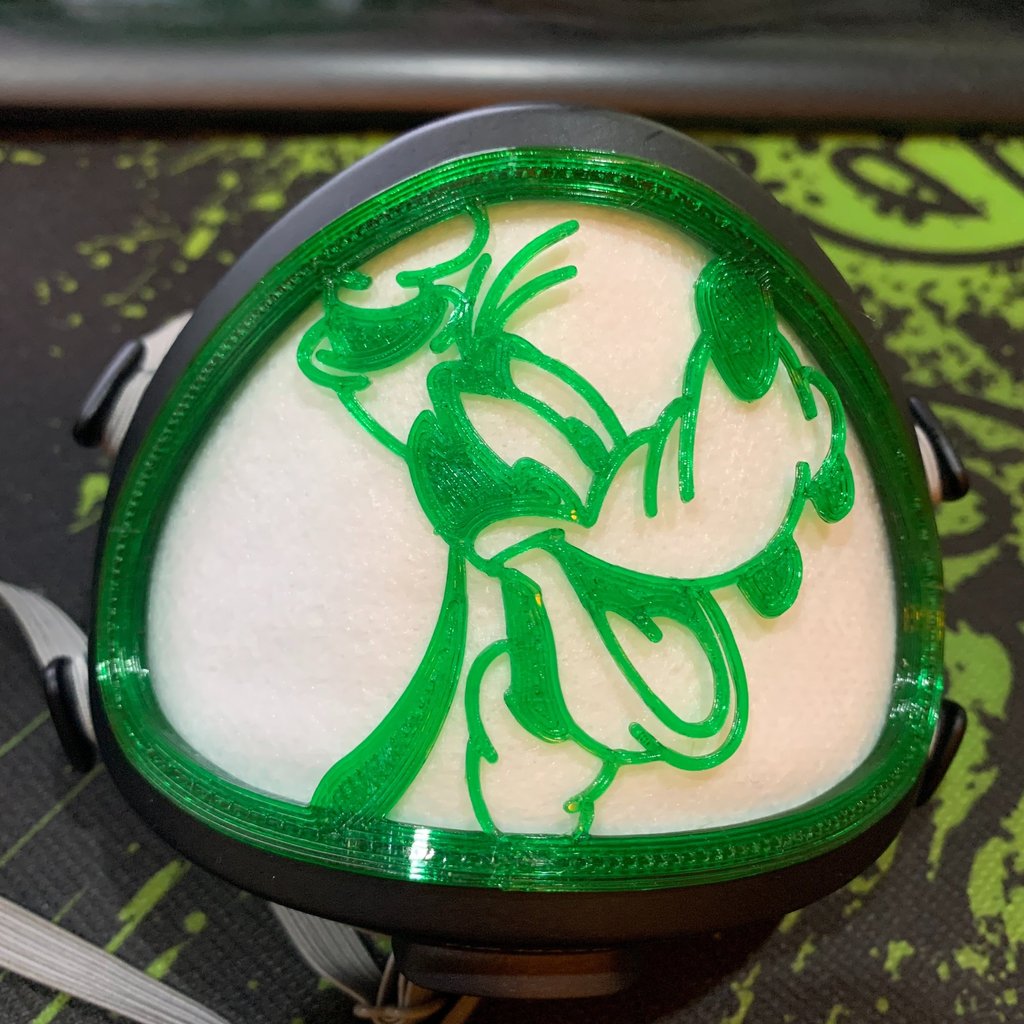 flo-65: Flomask with Goofy decoration