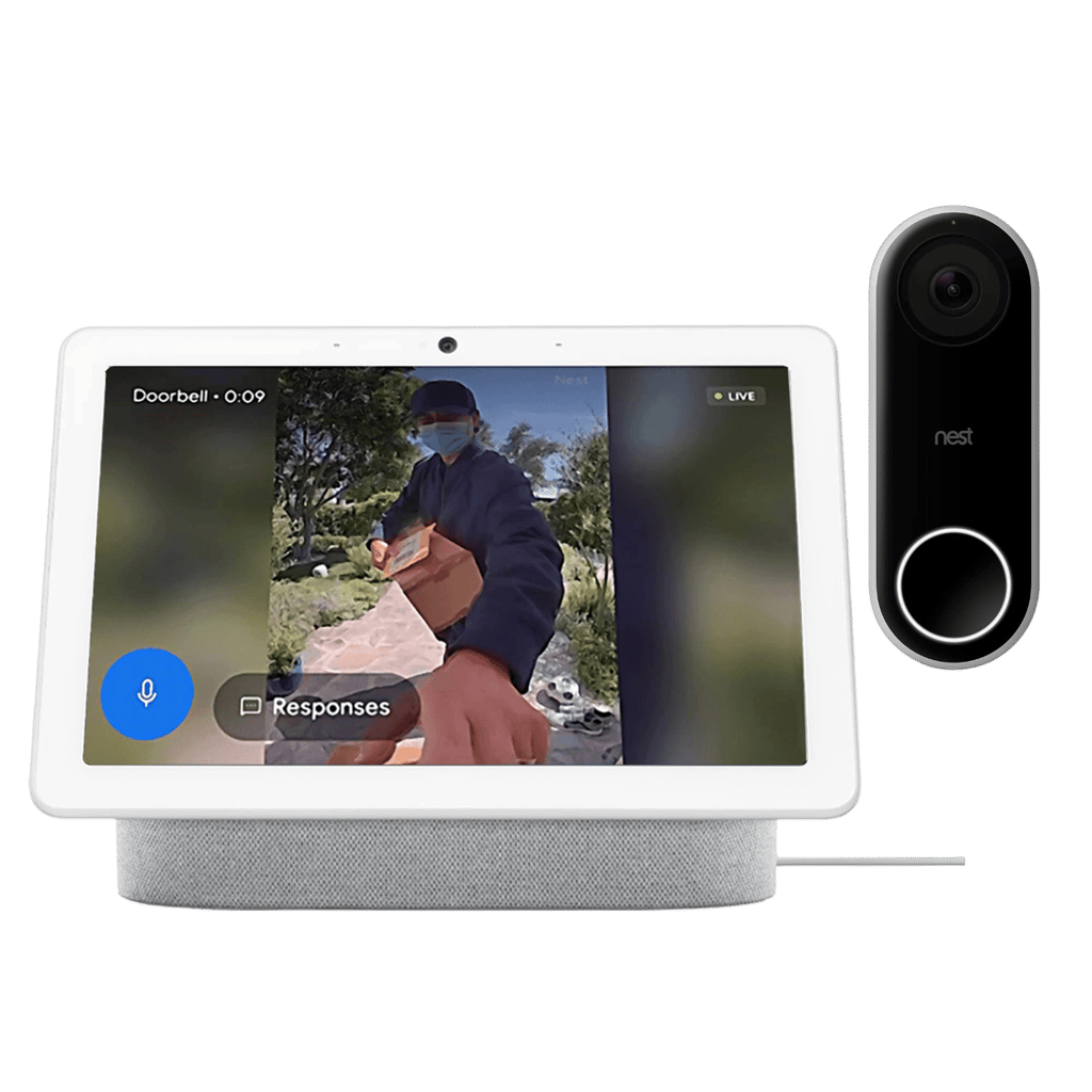 ดูภาพจากกริ่งวิดีโอผ่านจอ Google Nest Hub