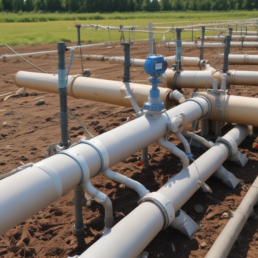 A large gray industrial electrical panel with an on/off switch is mounted on the side of a gray wall. Above the panel are multiple electrical conduits running upward. The surrounding area appears to be a utility or storage room with a wooden board and some equipment in the background.