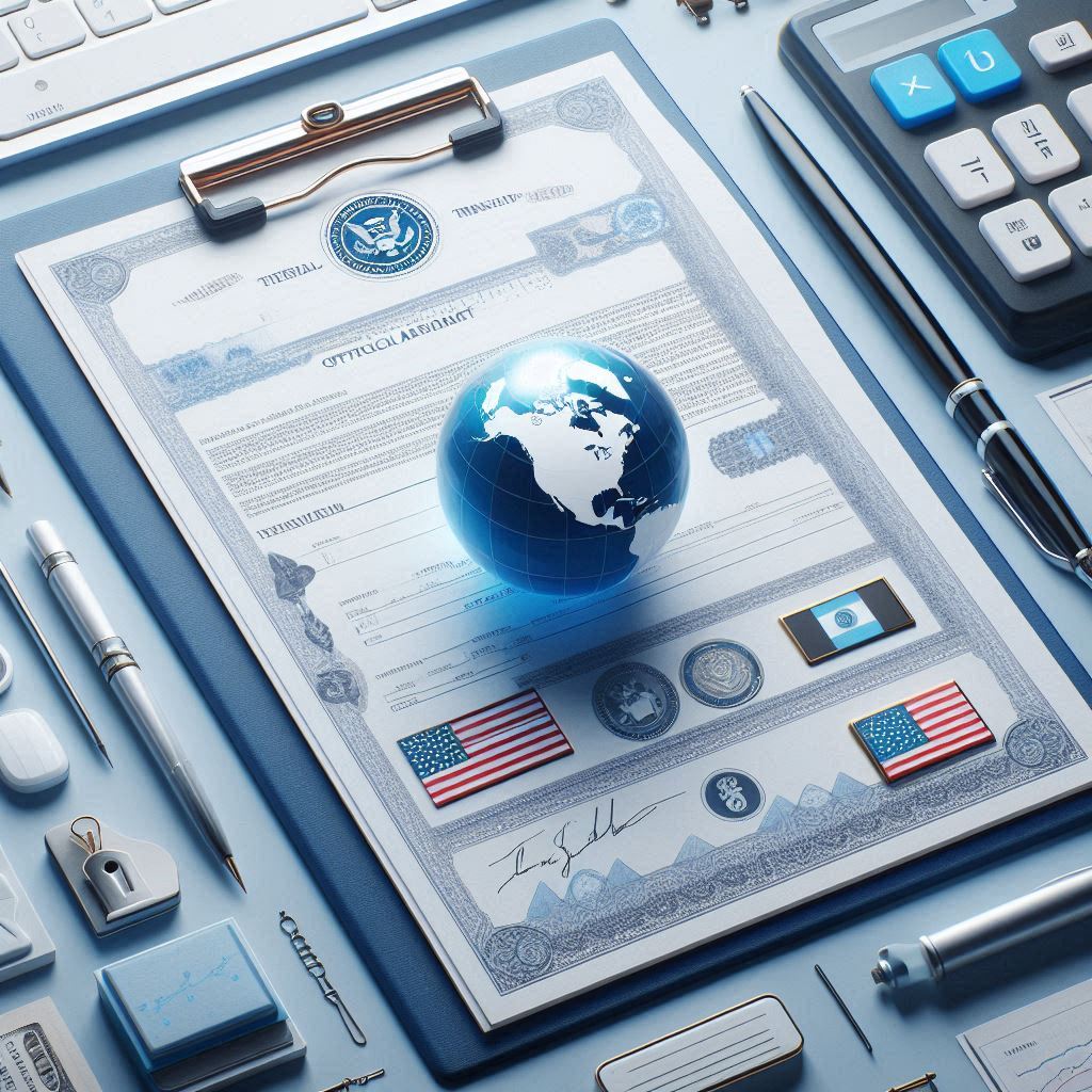 traducao-de-documento-oficial-com-prancheta-e-documento-assinado-em-uma-mesa