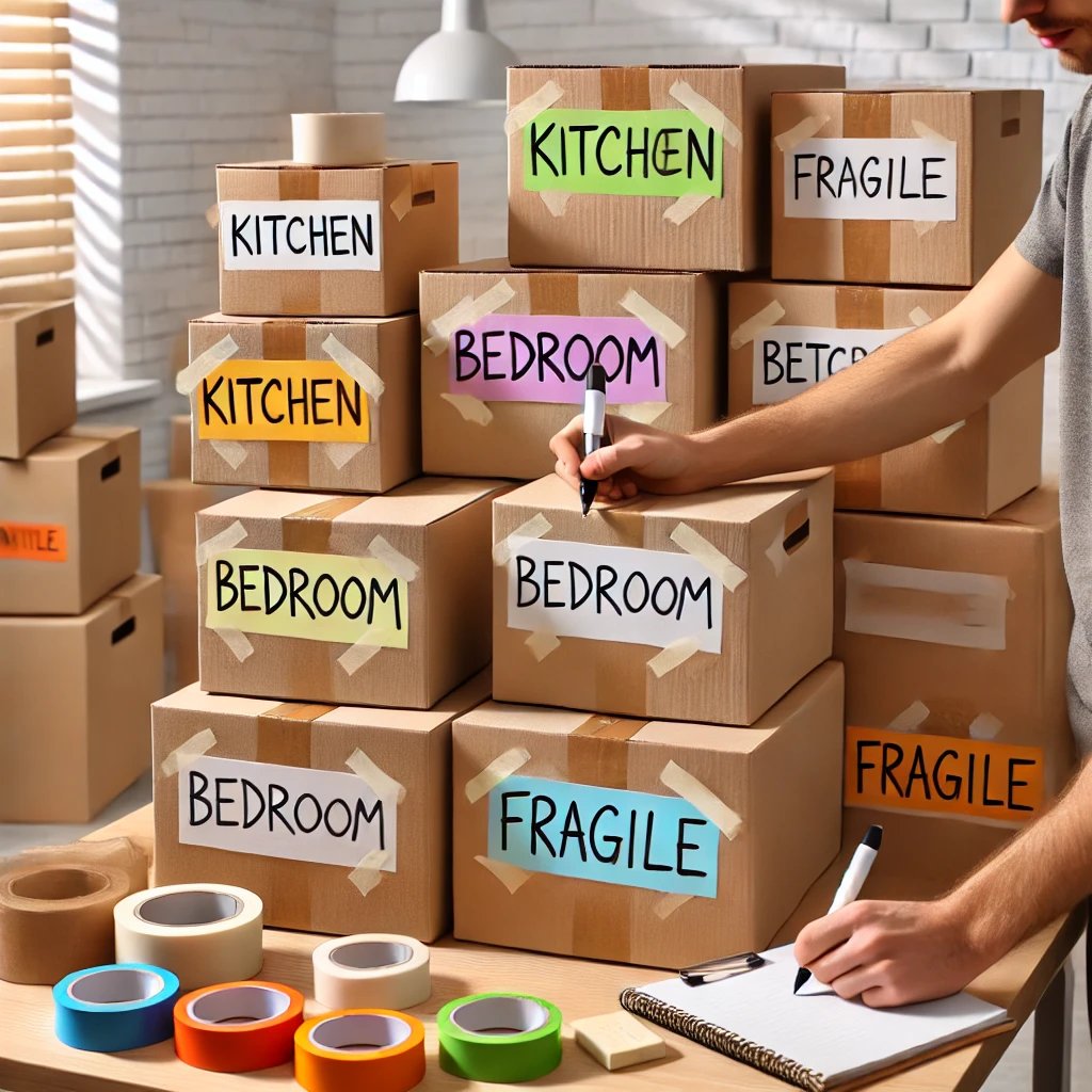 Marking packing boxes is one of the best packing tips leovan removals can give to you