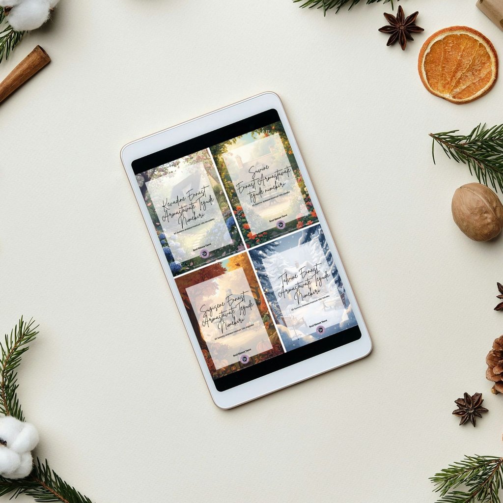 4 aastaja enesearmastuse tegevuste komplekt Soul Sisters Tarot