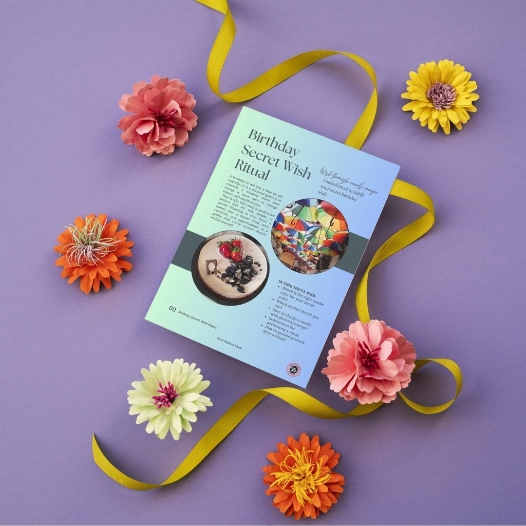 Birthday Secret Wish Ritual Soul Sisters Tarot