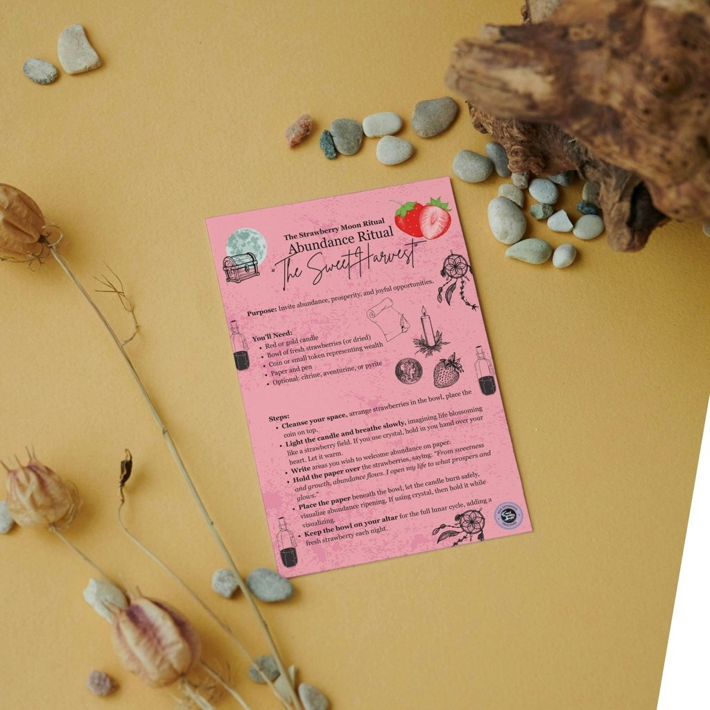 Strawberry Moon Rituals Download Soul Sisters Tarot