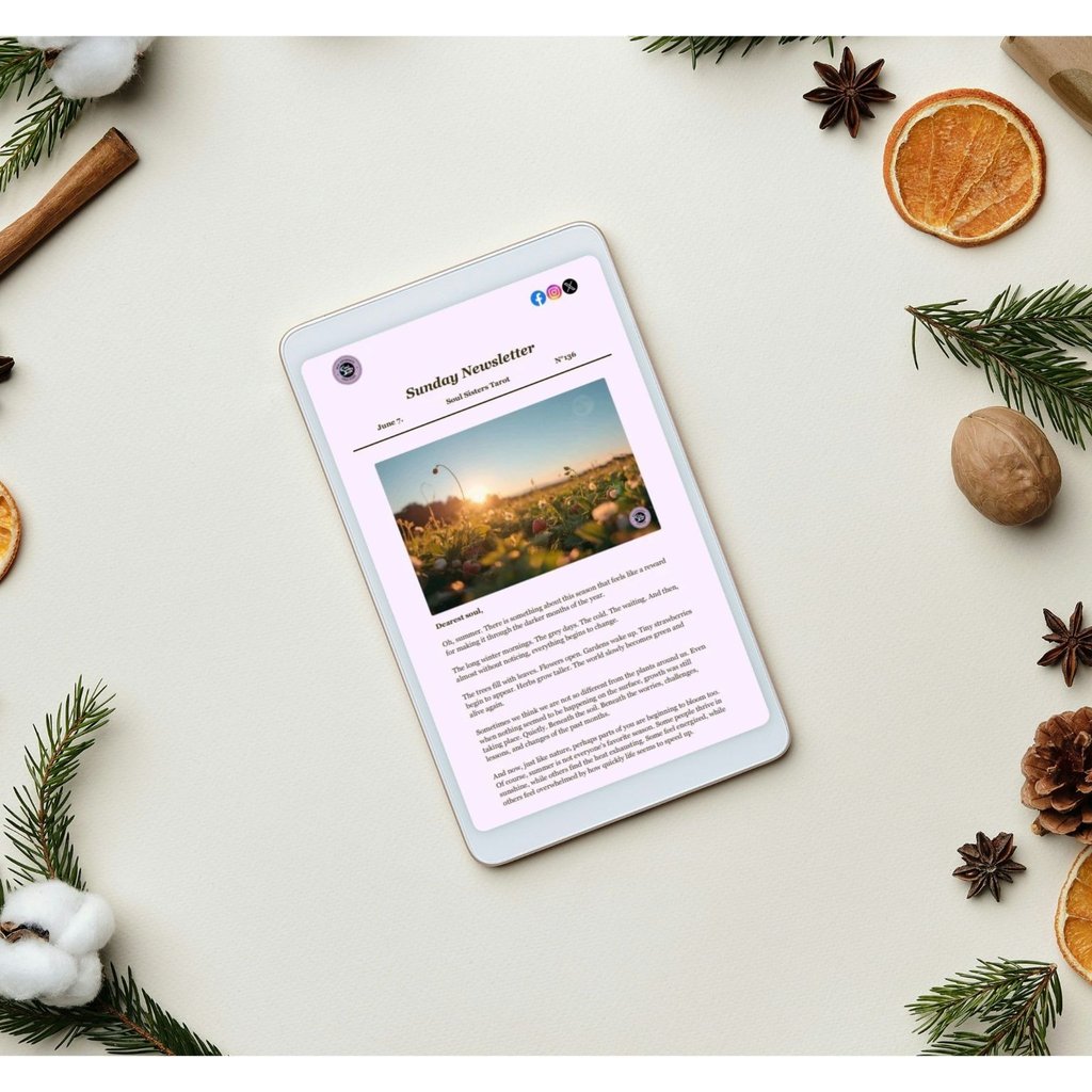 Join Soul Sisters Tarot Newsletter 