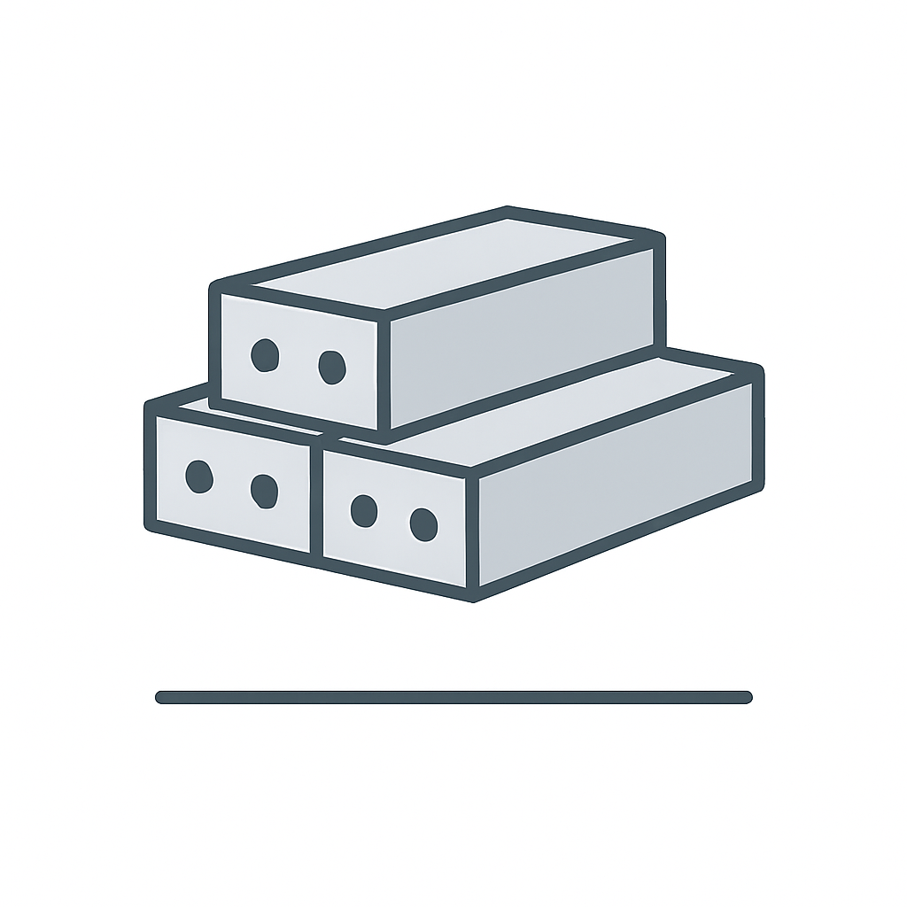 Estimate blocks, mortar, and wastage for wall construction. | Nour Nagy
