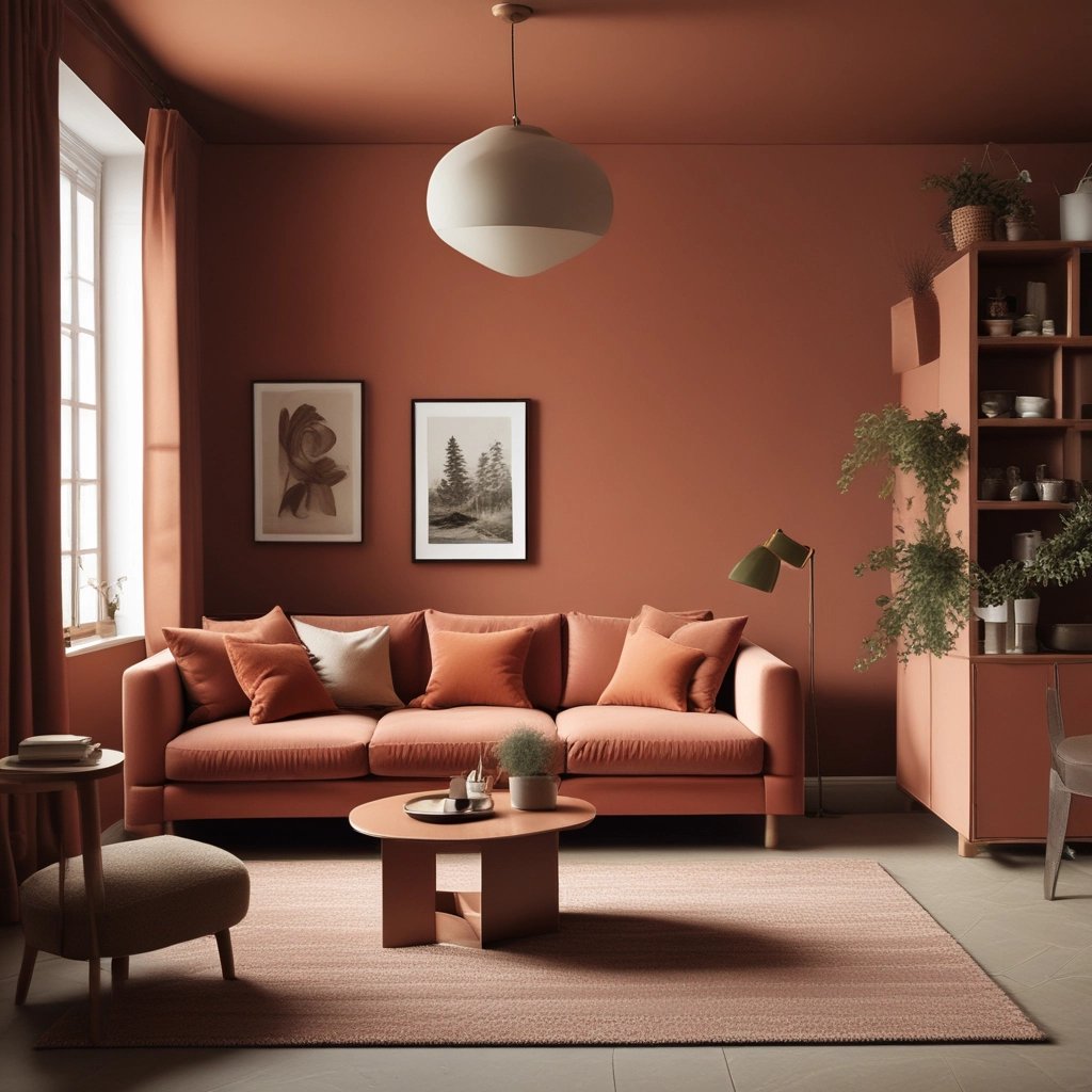 a living room with a couch and a table  Nour Nagy Designs London interior Design