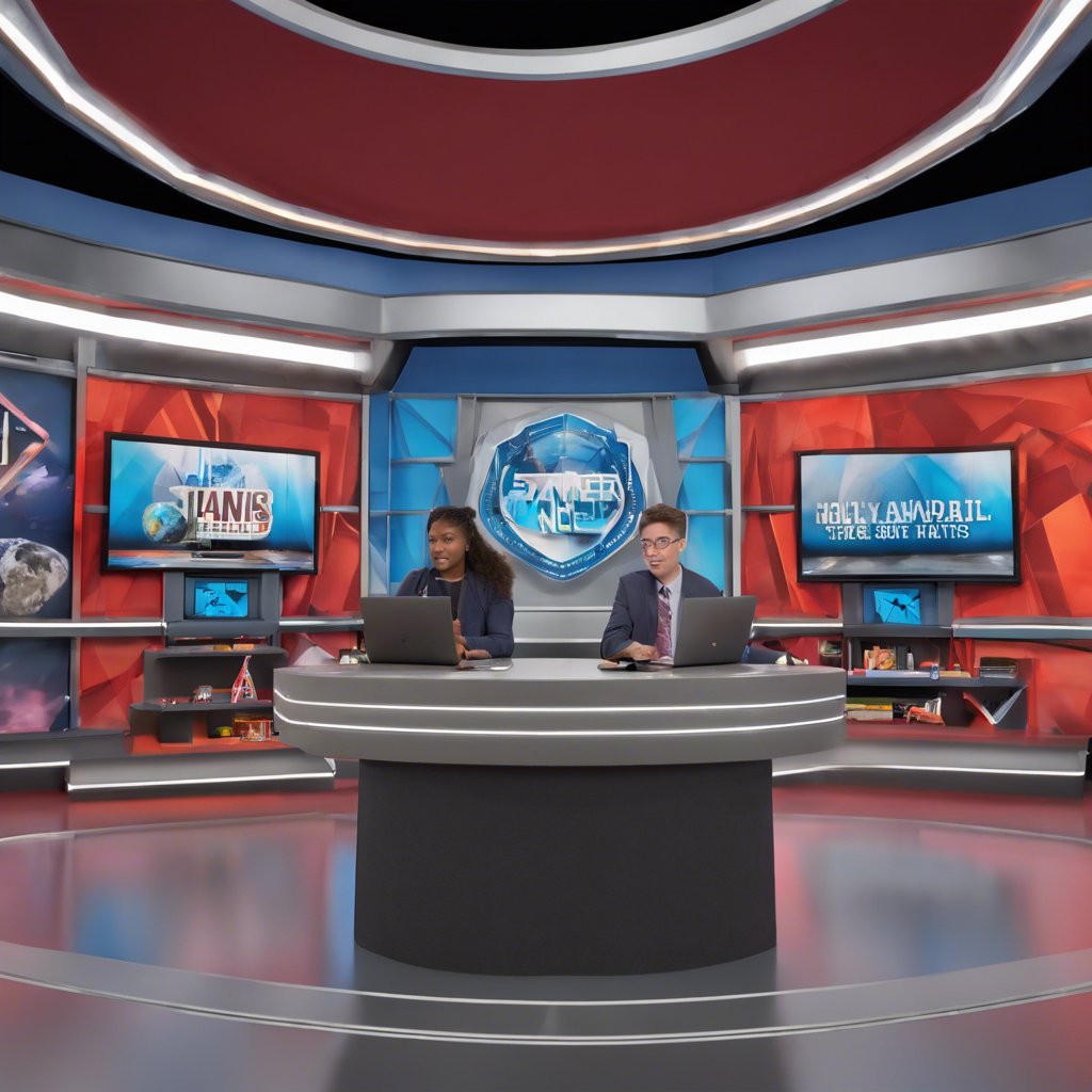 Live Stream Virtual Set