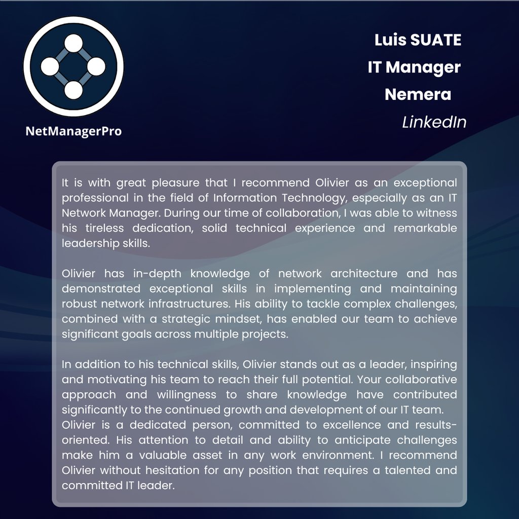 architecture réseau, infrastructures IT, transformation numérique, leadership IT