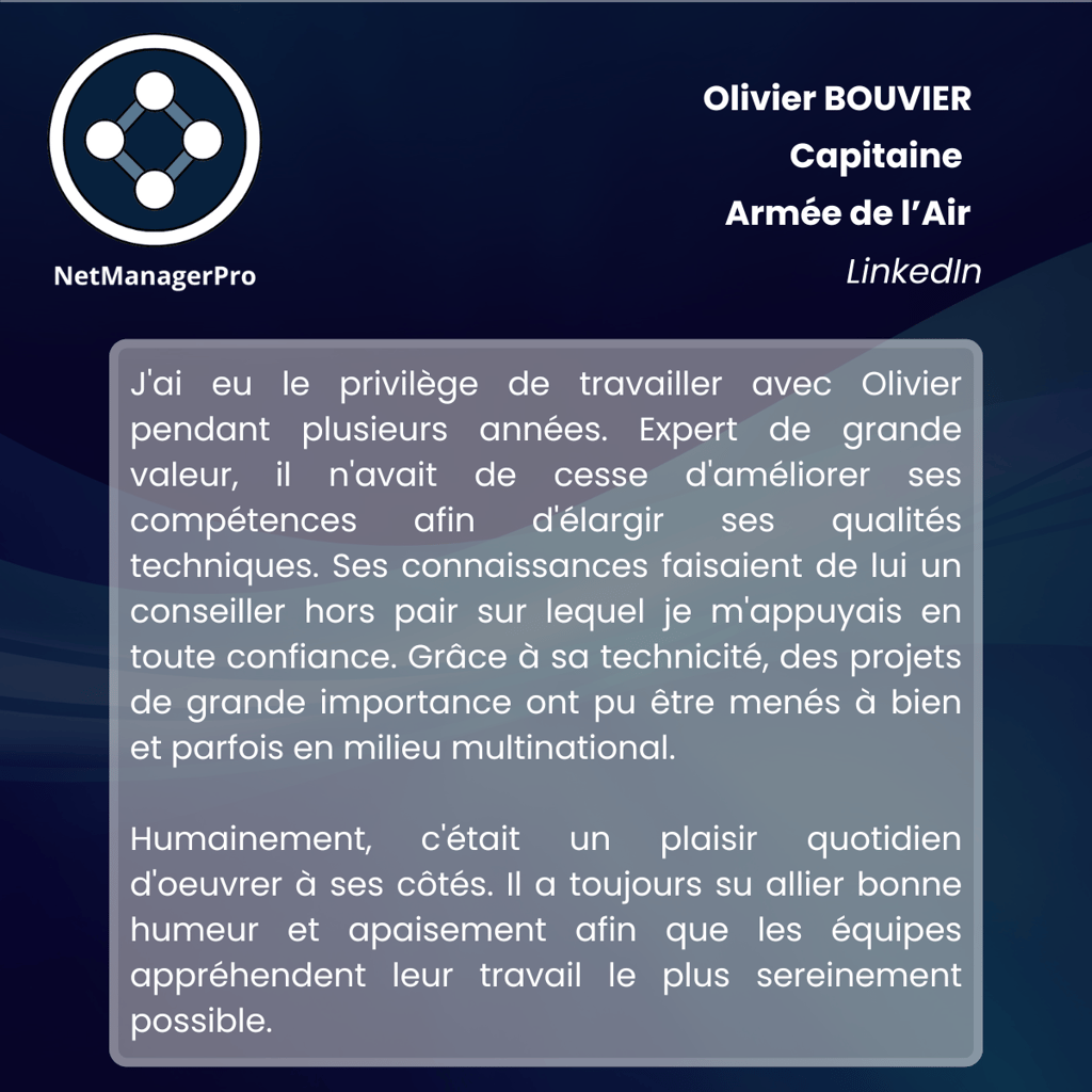 gestion d'équipe, LAN, WAN, maintenance, gestion de projet IT, transformation