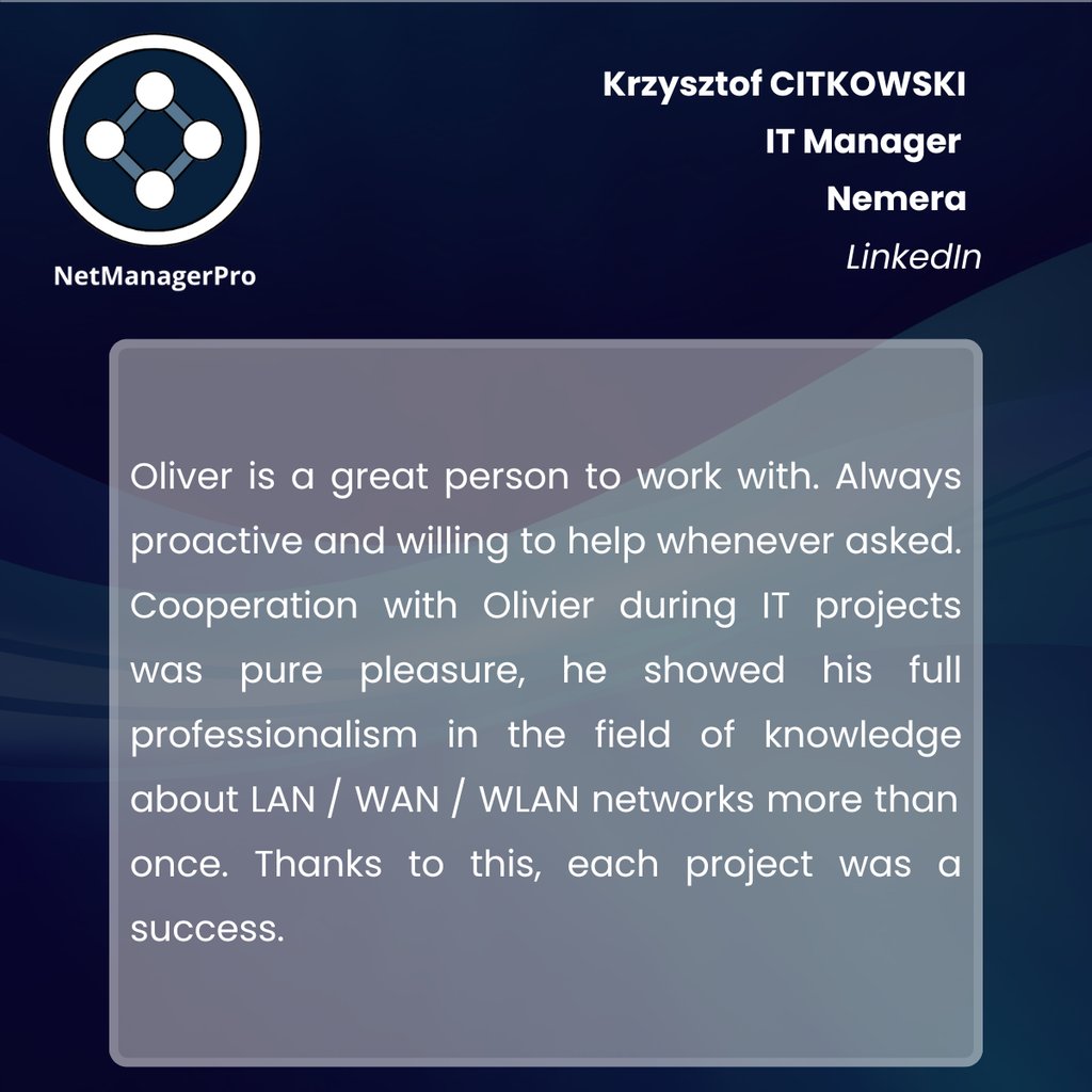 LAN, WAN, WLAN, Wi-Fi, audit réseau, déploiement IT, infrastructures chez Nemera