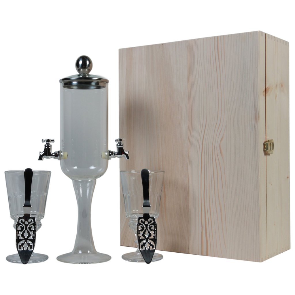 Coffret à la demande de l'absintherie Guilloud du val de travers