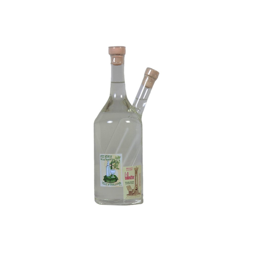 Double Bouteille de l'absintherie Celle à Guilloud 35cl. + 4cl.