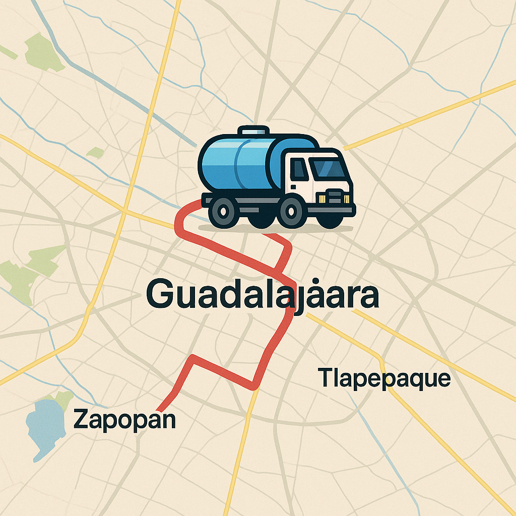 servicio de pipas de agua en zona metropolitana de guadalajara