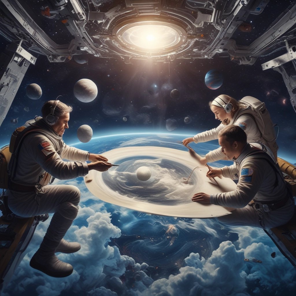 A visual representation of collaboration and innovation in technology.