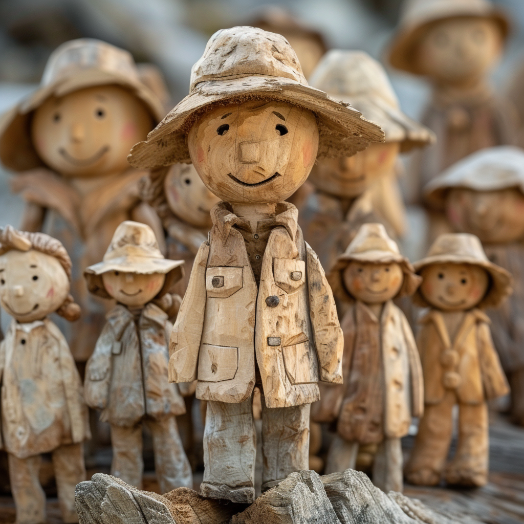 Rebellion der Holzfiguren