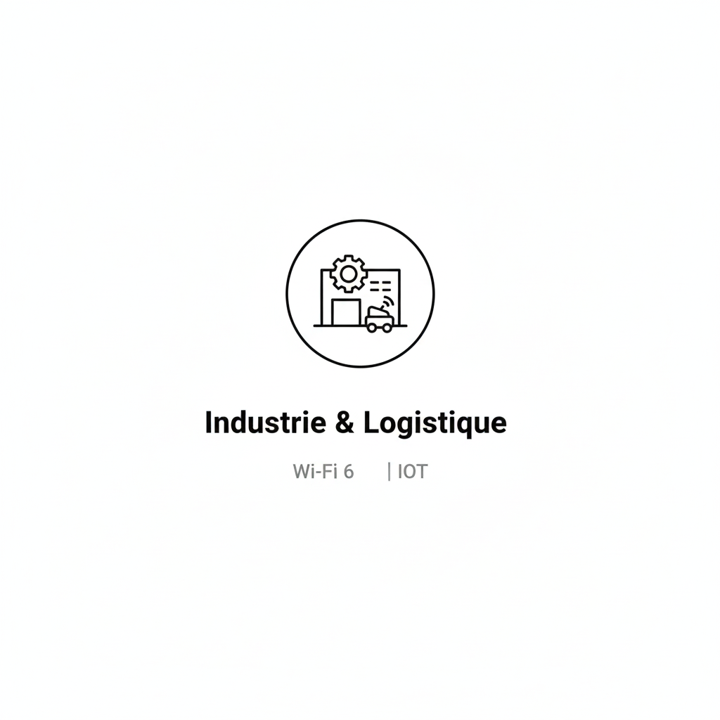 couverture WiFi, 5G privée, industrie