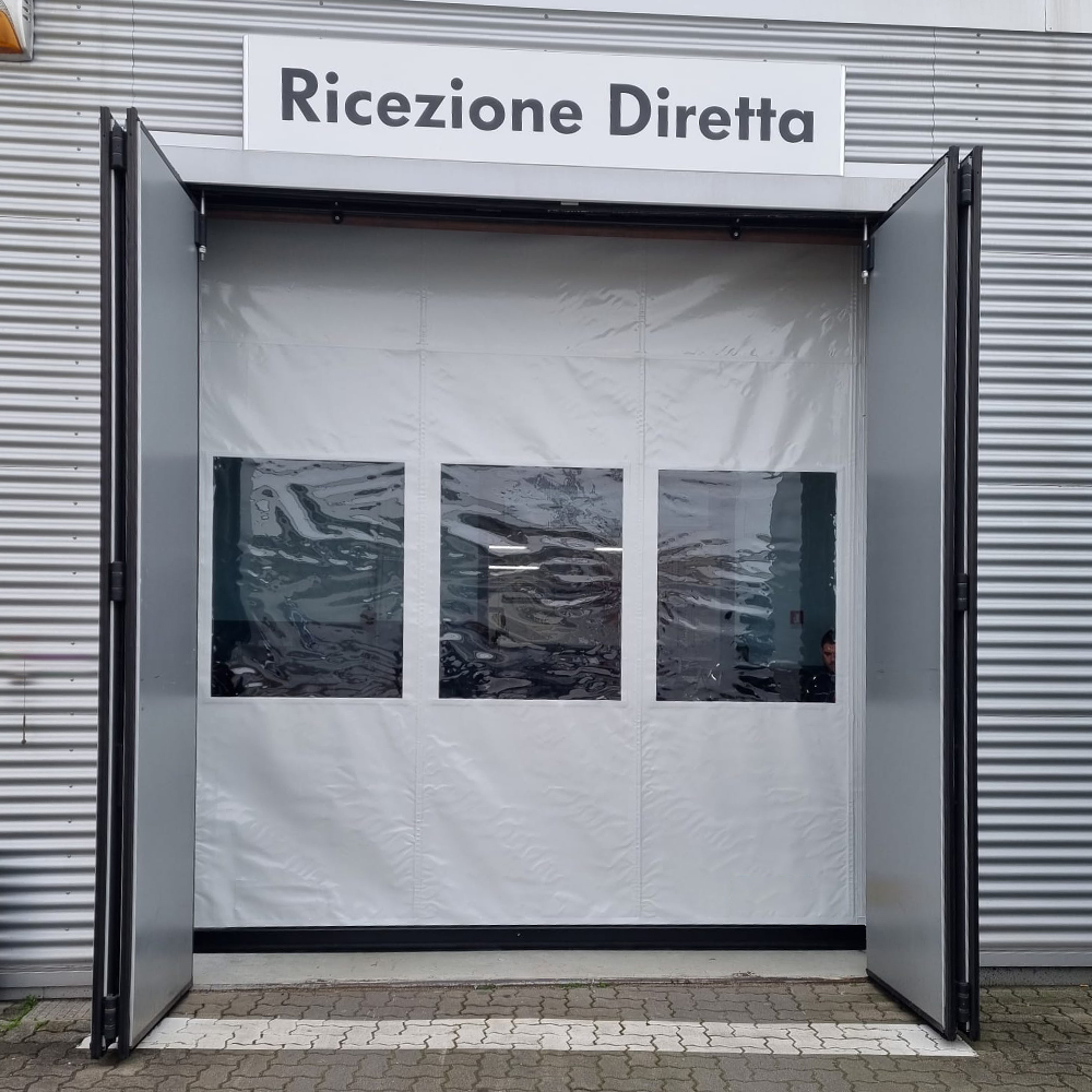 Portone in telo avvolgibile