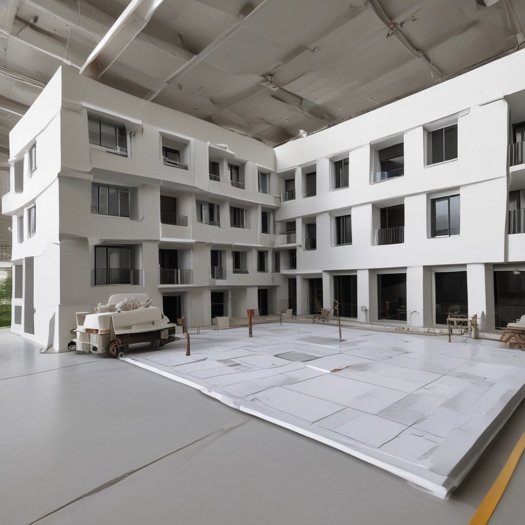 Maqueta de diseño de edificio