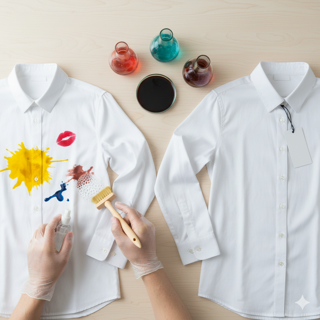 Contoh Noda Pada Kain CTech Laundry