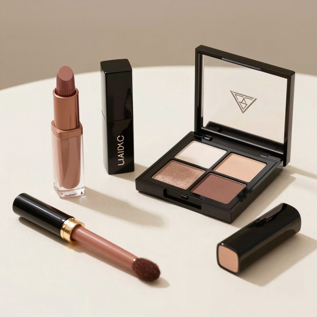 a man riding a skateboard down a street next to tall buildings