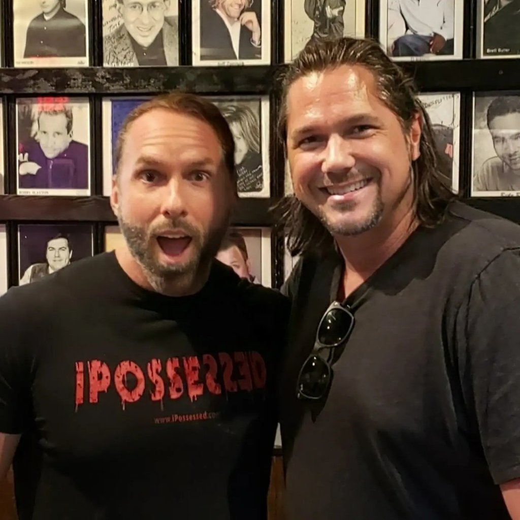 Comedians Carl Rimi and Bob Rayhart